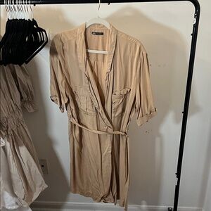 Zara Wrap Dress with Belt size XXL